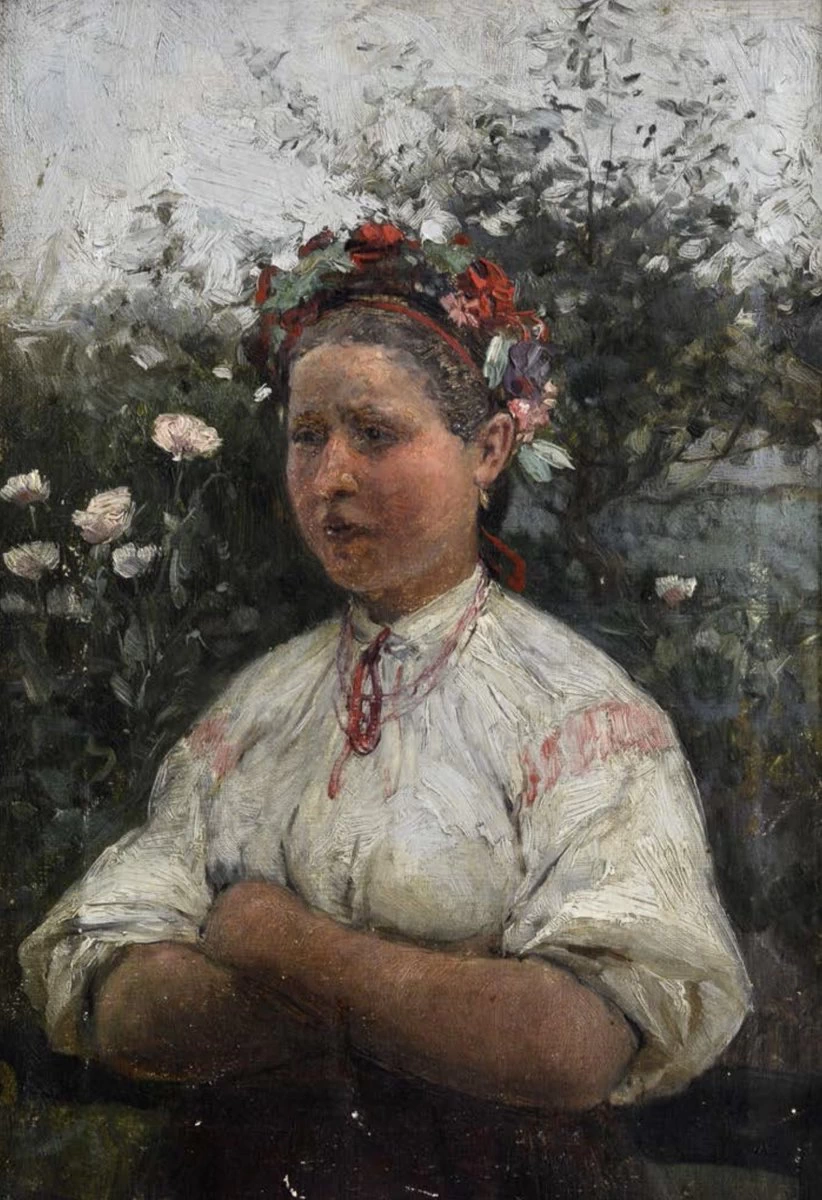 Nikolaj Kornilevič Pimonenko - Ritratto di donna ucraina